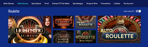 PlayTSOSO Table Games